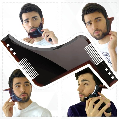 Beard styling shaping template - beard,