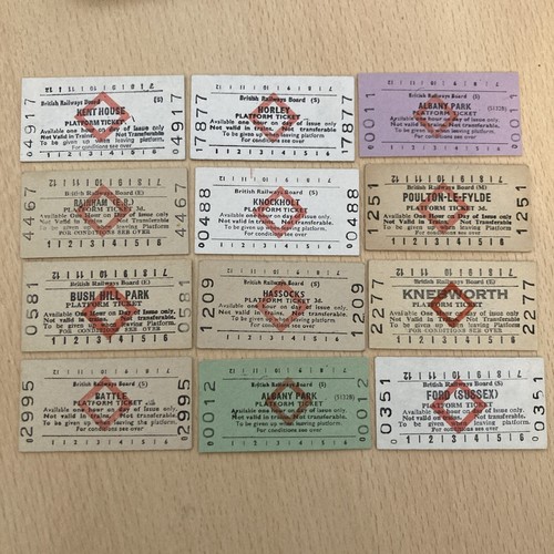 Platform ticket - , x.