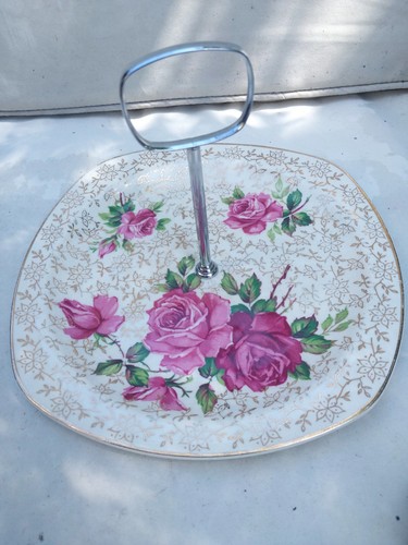 Vintage midwinter cake stand - midwinter,