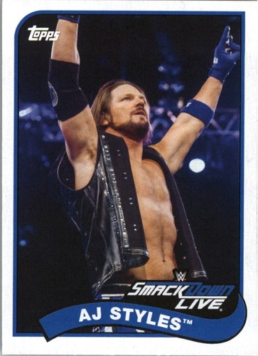 B0751 2018 topps heritage wwe - b0751-,