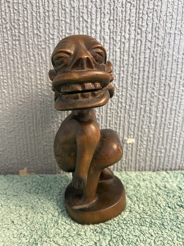 Vintage african tribal wood - vintage,