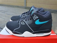 Nike Air Flight '89 Black Noise Aqua UK 8.5 EUR 43 US 9.5 HF0102 001
