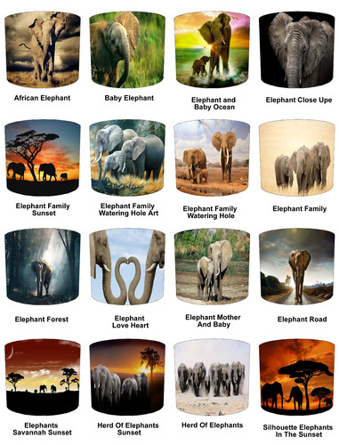 African elephants table - african,