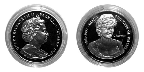 Falklands 2007 crown - 2007, 1961