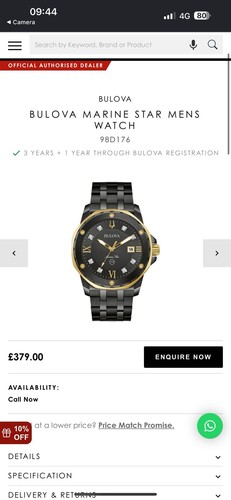 Men bulova marine - men’s,