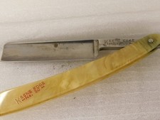 Old Hess Hair Milk Lab Straight Edge Razor - Keene Edge #50 Razor - Untested
