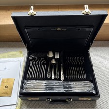 SBS Gold plated cutlery. 70 Pieces, 12 Person Set. Unused.