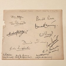 Rare Oxford Rowing Crew 1937