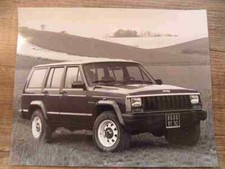 Photo Photograph Photograph Renault Jeep Cherokee Turbo Diesel 850910 SR217