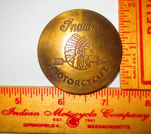 Indian brass badge vintage