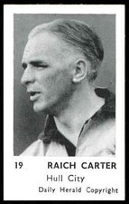 Daily Herald - 'Footballers (Copyright)' (1951) - Raich Carter (Hull City)