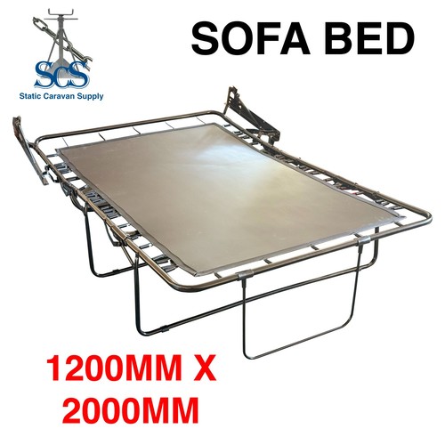 Static caravan folding sofa - static,
