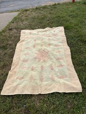 ANTIQUE LOOM WOVEN WOOL COTTON