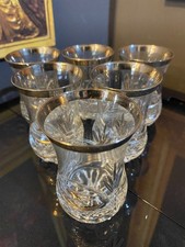 Turkish Tea Glasses Set 6 Cut