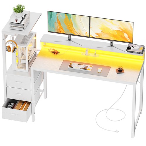 Computer gaming desk with - computer,