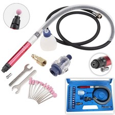 17Pcs Micro Air Die Grinder Kit Mini Pencil Polishing Rotary Cutting Tool Set