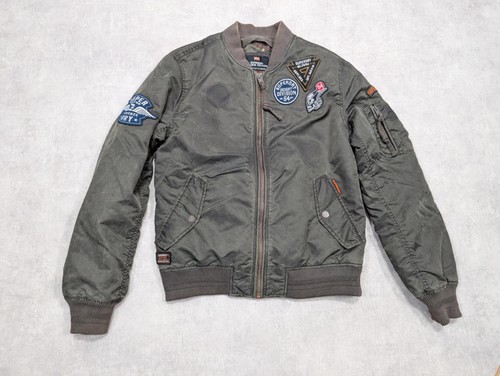 Superdry jacket mens khaki - m,