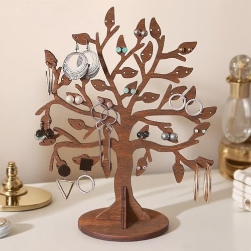 Wooden jewelry display stand - jewelry,