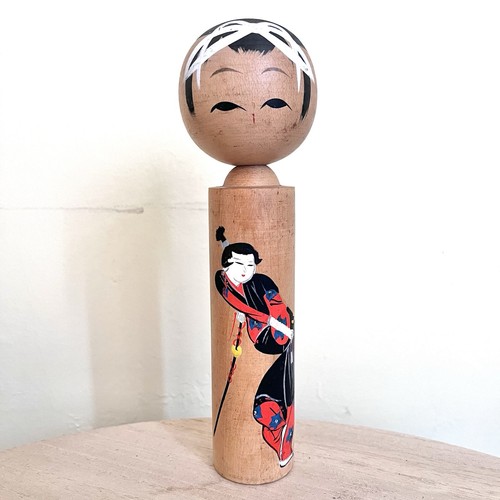 Vintage japanese kokeshi doll - japanese,