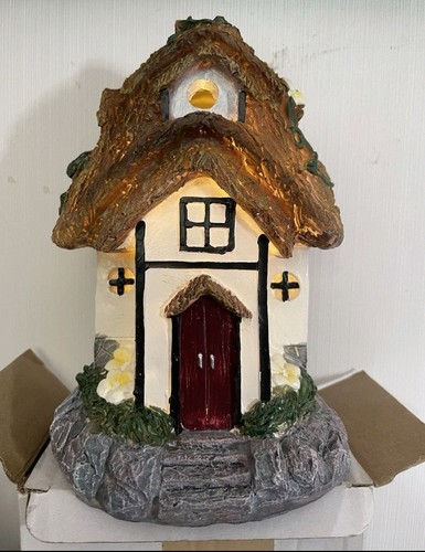 Thatched cottage ornament - cottage,
