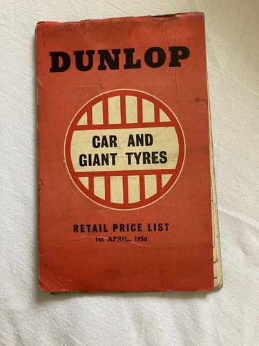 Dunlop 1st april 1958 - april, and