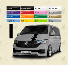 Fits VW T5 T6 Transporter - Bonnet Stripe Vinyl Stickers Camper Graphic Decal