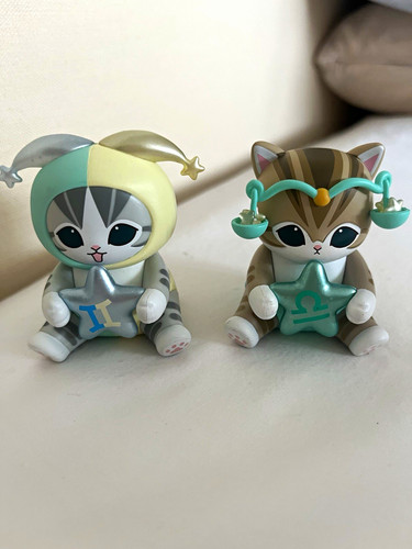 Mofusand cat plastic figurine - mofusand,