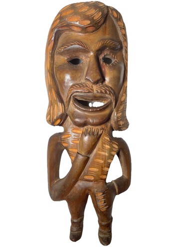 Beautiful large hand carved - large, hand-carved