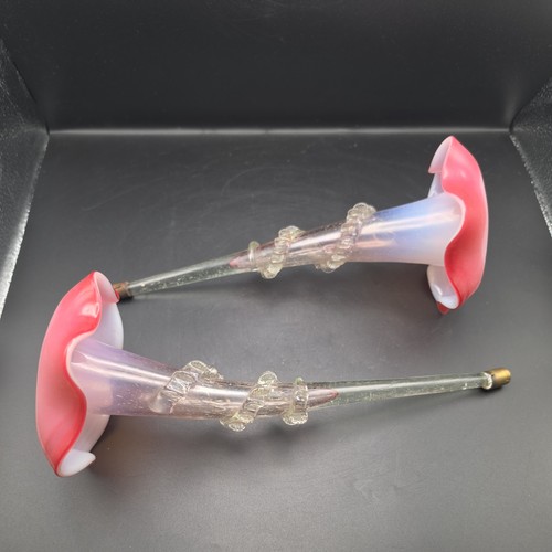 Pair cranberry and clear - pair,