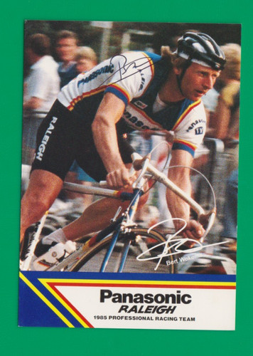 Cycling card bert - cycling,