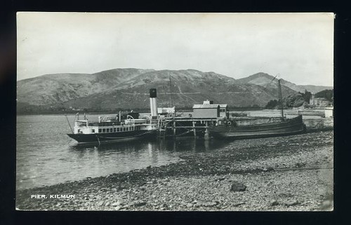 Kilmun pier holy loch steamer - holy,