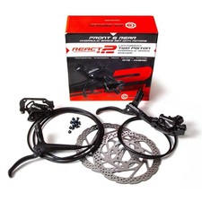 Clarks React 2 Hydraulic Disc Brake Set 2-Piston - Front & Rear - 180/160mm