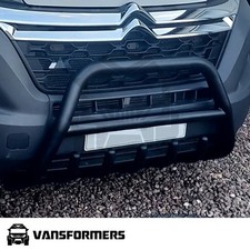 Citroen Relay 2006-2014 A-Bar Matte Black (Van Spoiler Nudge City Bull Bar) 
