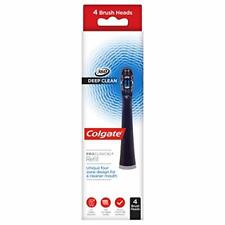 Colgate Omron Toothbrush Heads Proclinical 360 Deep Clean Black Pack 4 X Genuine