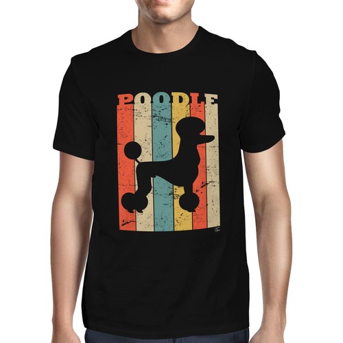 1tee mens poodle dog breed - poodle,