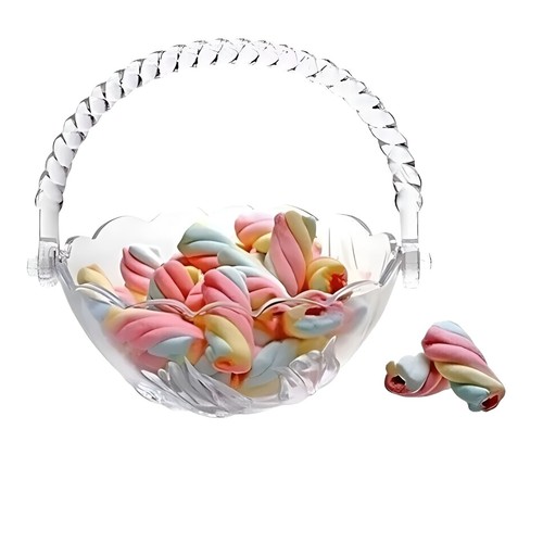 Crystal clear glass bowl - clear,