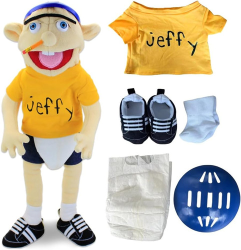 Jeffy puppet plush - plush, toy