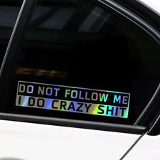 Car Body Window Sticker Do Not