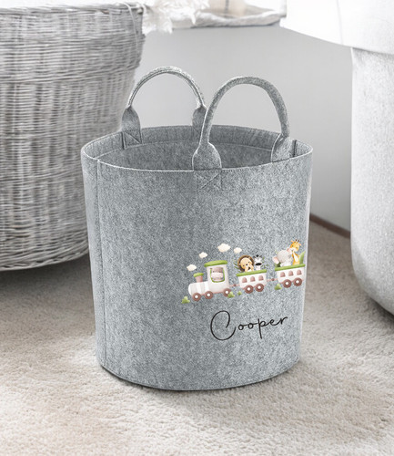 Personalised safari train toy - personalised,