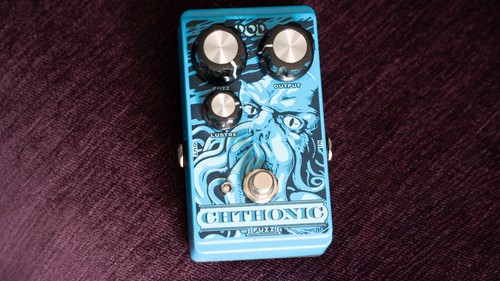 Dod cthonic fuzz guitar pedal - fuzz,
