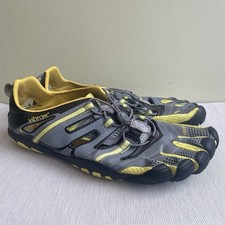 Vibram Five Fingers Grey Yellow Trek Sport Shoes Size 46 UK 11 11.5 Running