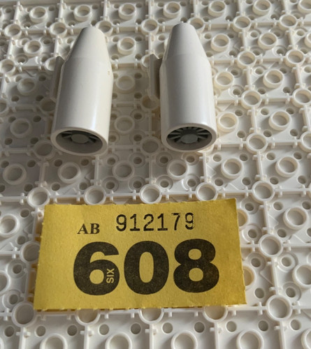 Lego white jet - lego, x