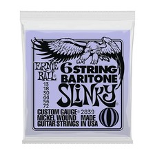 Ernie Ball Baritone Slinky Electric Guitar Strings (.013 - .072)