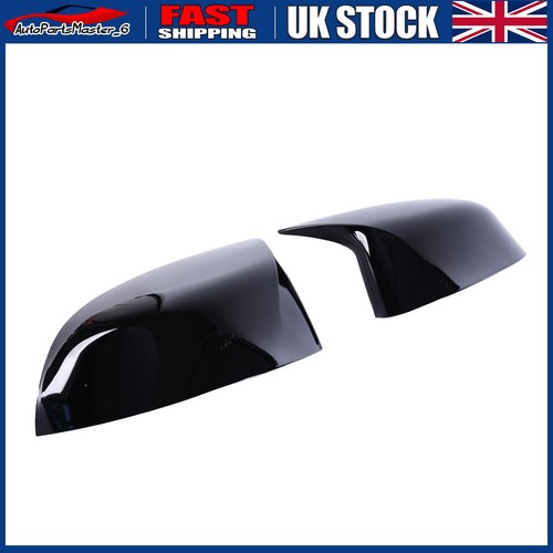 Glossy black wing mirror - black,