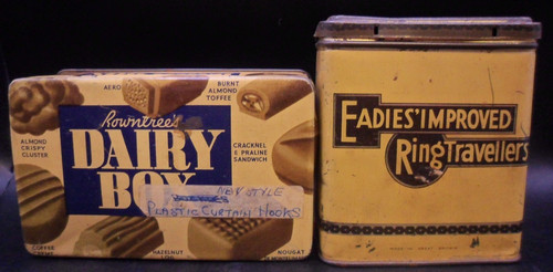 Vintage tins rowntree s - x2, rowntree's