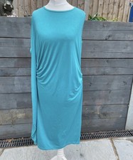 Size Uk 10 maternity dress blue super stretchy BNWT