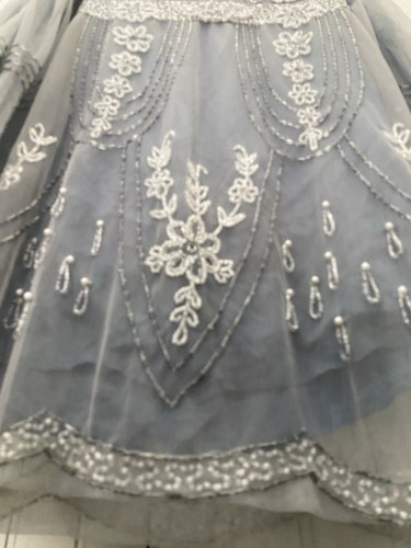 Rare hand beaded - hand, •