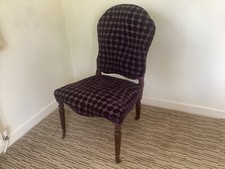 Pretty Small Victorian Bedroom Nursing Occasional Chair