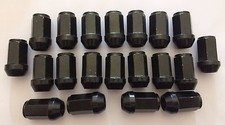 20 X M12X1.25 17mm BLACK