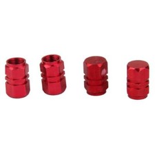 Valve Dust Caps Red for Nissan